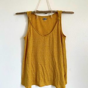 OLD NAVY STRIPED FLARED TANK SIZE S